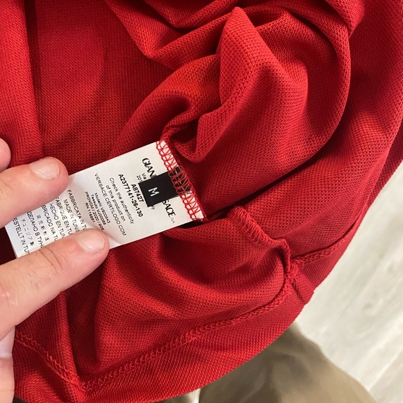 Medium red versace polo - Picture 3 of 3